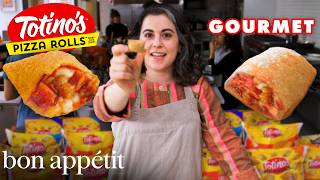 Pastry Chef Attempts to Make Gourmet Pizza Rolls | Bon Apptit