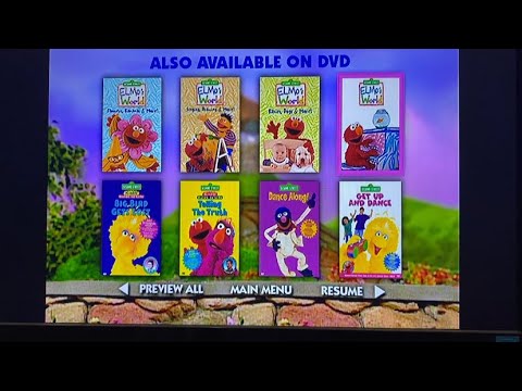 Sesame Street Learning To Share 2003 DVD Menu Walkthrough - YouTube