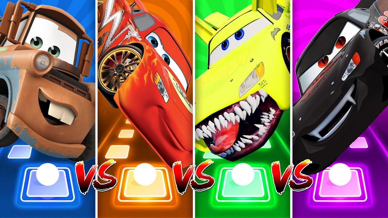 Cars 3 Mater 🆚 Tokyo McQueen 🆚 Lighting McQueen Eater🆚 Evil McQueen 🎶 ...