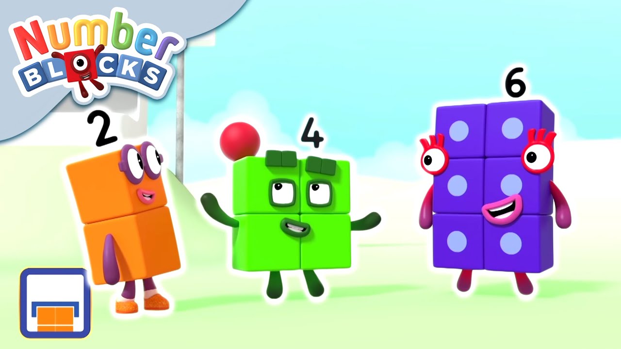 @Numberblocks | Even Tops Club | Numbers Are Everywhere | Educational ...