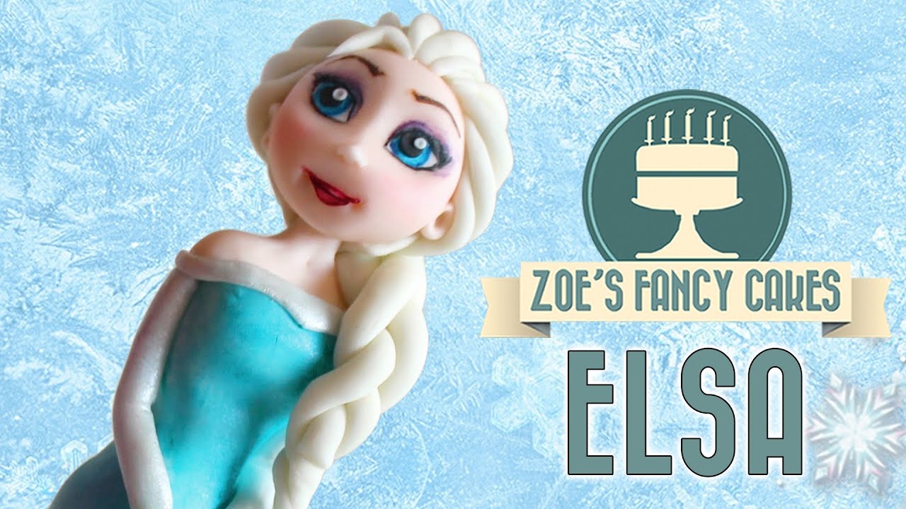 FROZEN ELSA CAKE TOPPER - YouTube