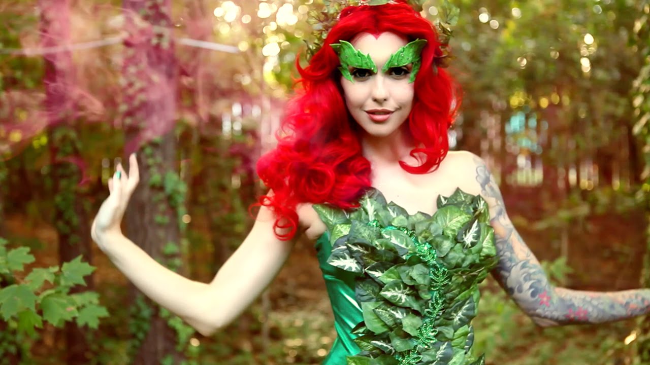 POISON IVY MAKEUP & COSTUME TUTORIAL | Halloween 2015 - YouTube