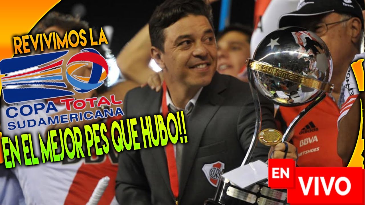 HOY GANAMOS LA SUDAMERICANA CON RIVER EN PES 2016!! - YouTube