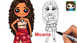 How to Draw Moana | Disney Moana 2