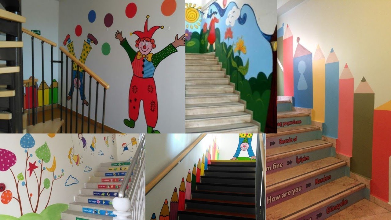 School Stairs Decoration