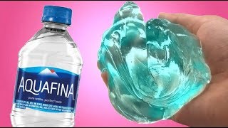 NO GLUE WATER SLIME ! DIY No Glue Clear Slime, Funny Slime Video,Testing NO GLUE Water Slime Recipes