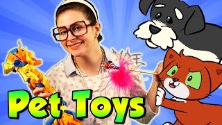 Cat & Dog DIY Crafts - Pet Toys DIY | Arts and Crafts with Crafty Carol at Cool School