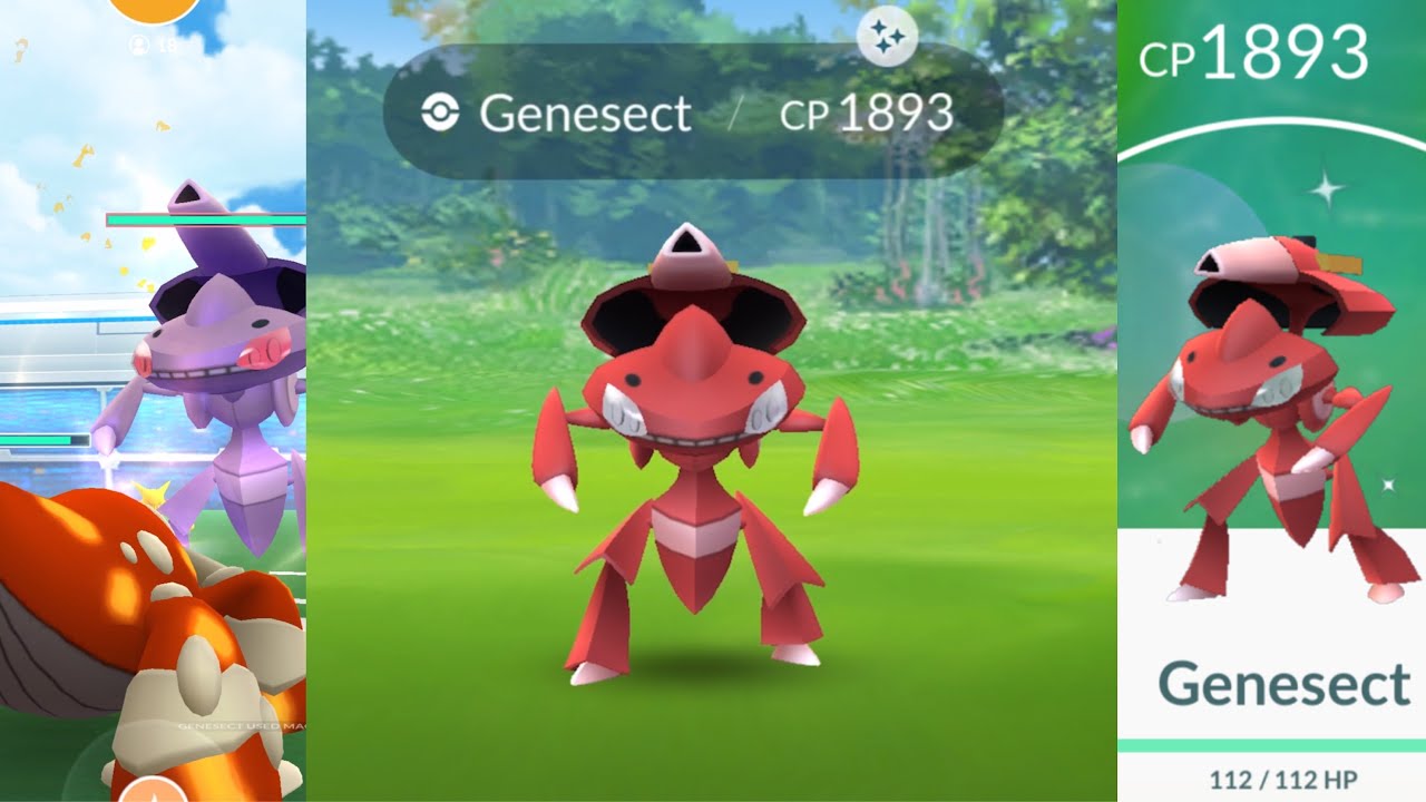 CATCHING NEW SHINY GENESECT IN POKÉMON GO!!!🐜🔫 - YouTube