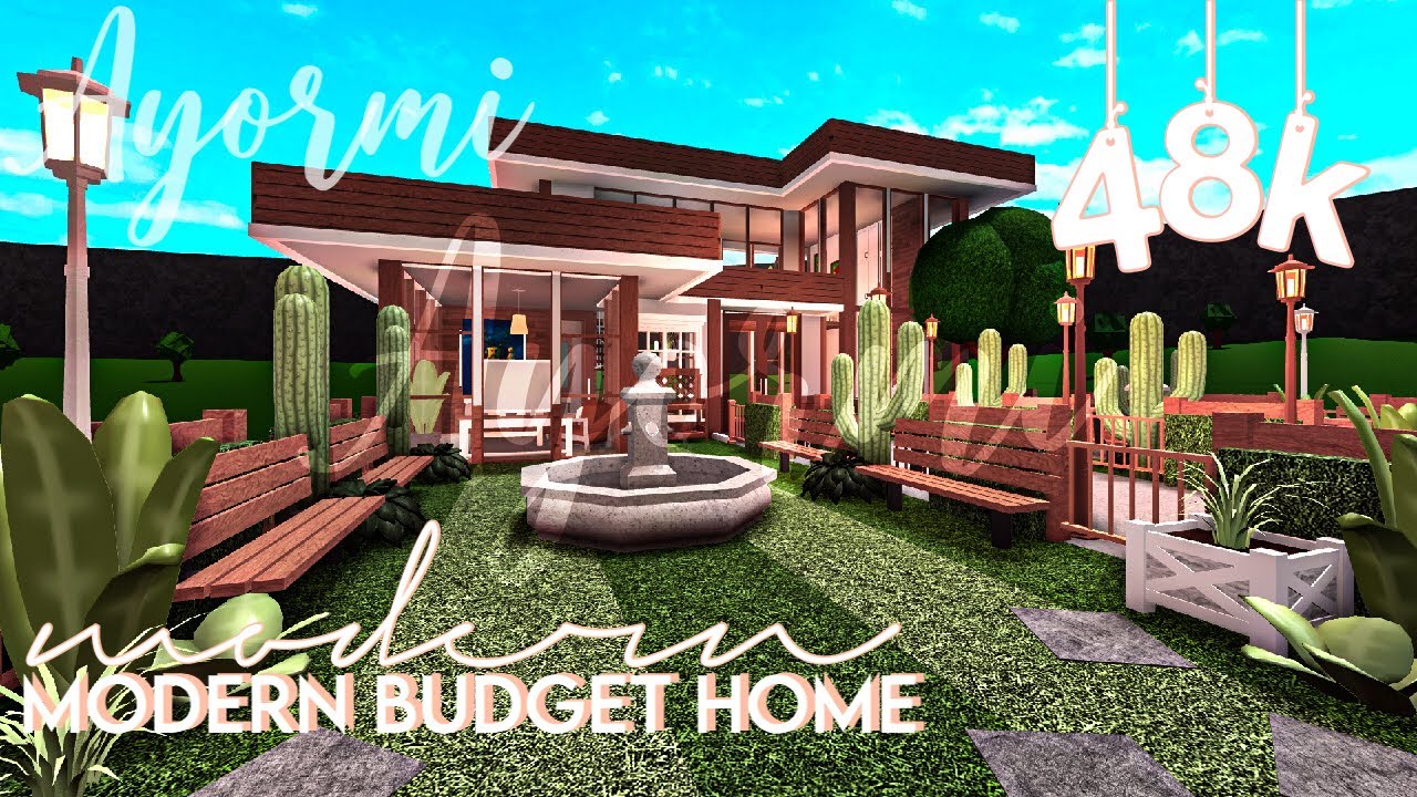 Roblox Bloxburg Aesthetic Modern House