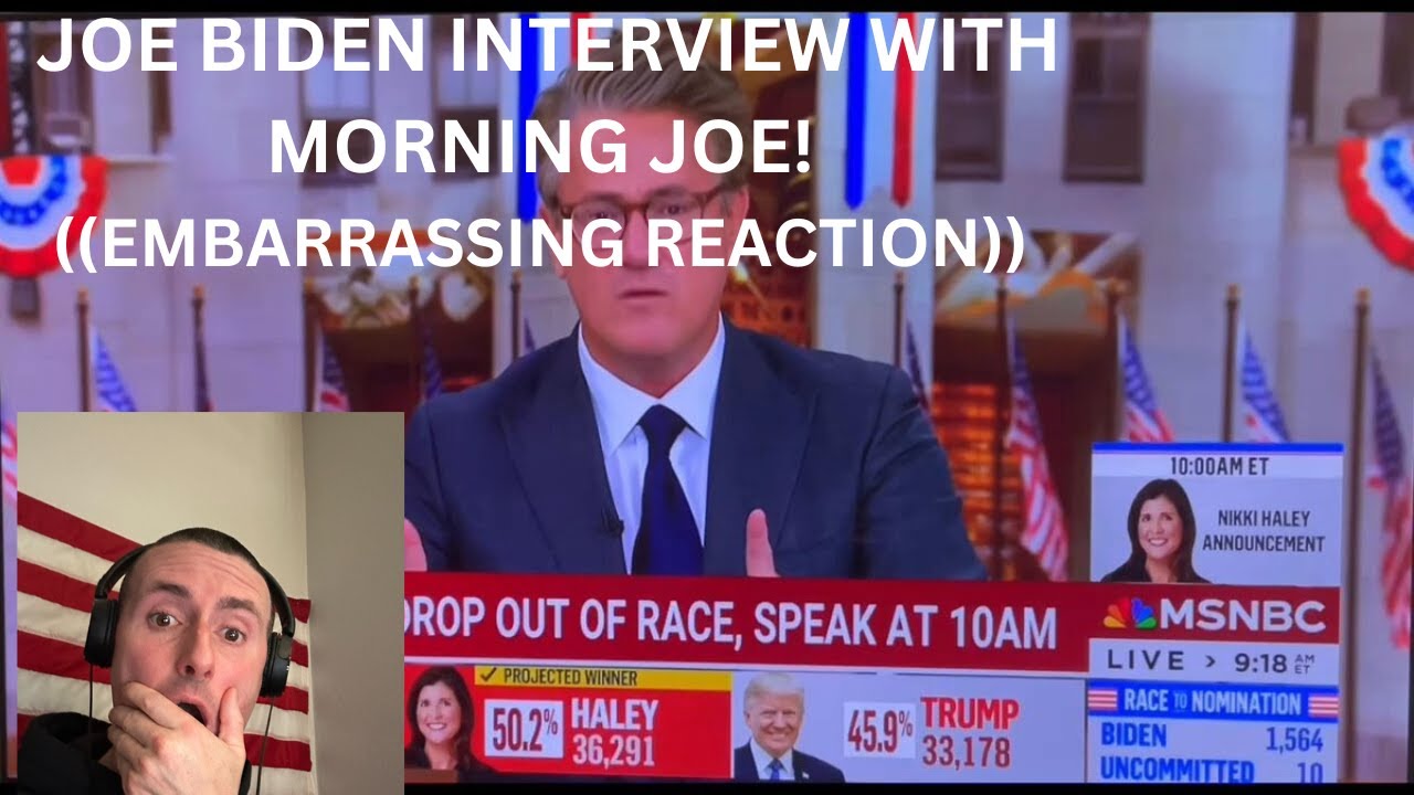 JOE BIDEN STARTS SCREAMING IN VERY EMBARRASSING MORNING JOE INTERVIEW ...