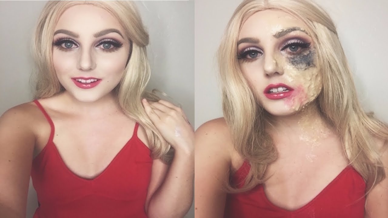 Barbie Melted Barbie Halloween Makeup Tutorial YouTube