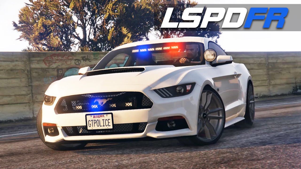 Unmarked Mustang Police Car