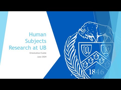 CTSI Open Research Office: An Overview of Human Subjects Research at UB ...