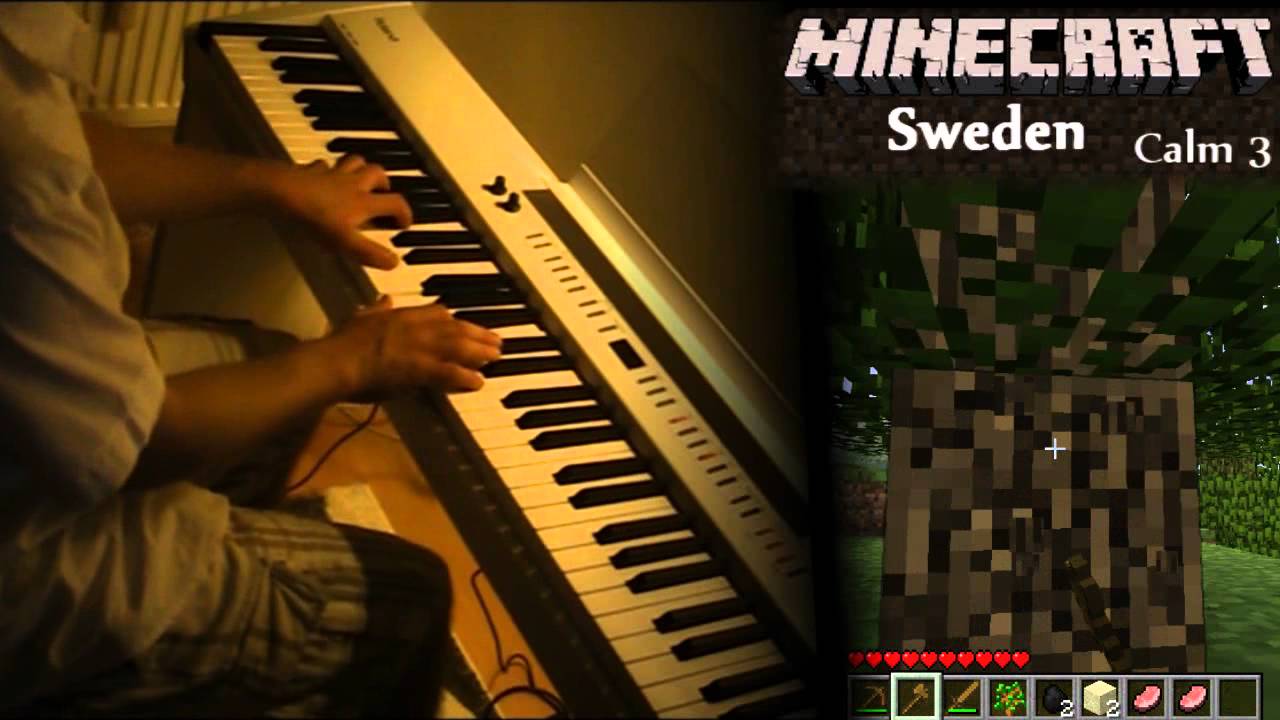 Minecraft Piano: Calm - Minecraft, Sweden, Clark [Sheet Music] - YouTube