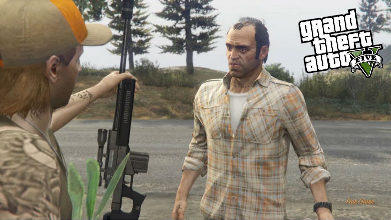 GTA V (XBOX ONE) Story Mode - ELK HUNTING with Cletus (Fair Game ...