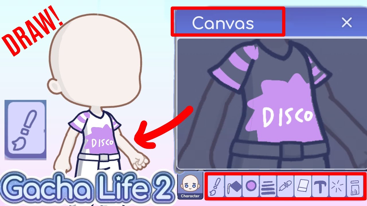 You Can Draw in Gacha Life 2! (Canvas Feature Concept) - YouTube