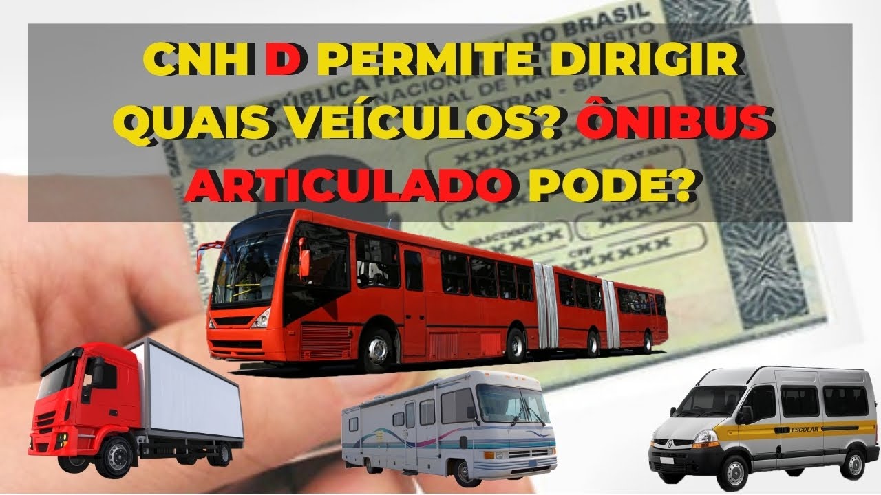 Motorista categoria D, não pode conduzir caminhão! Entenda o | Descubra ...