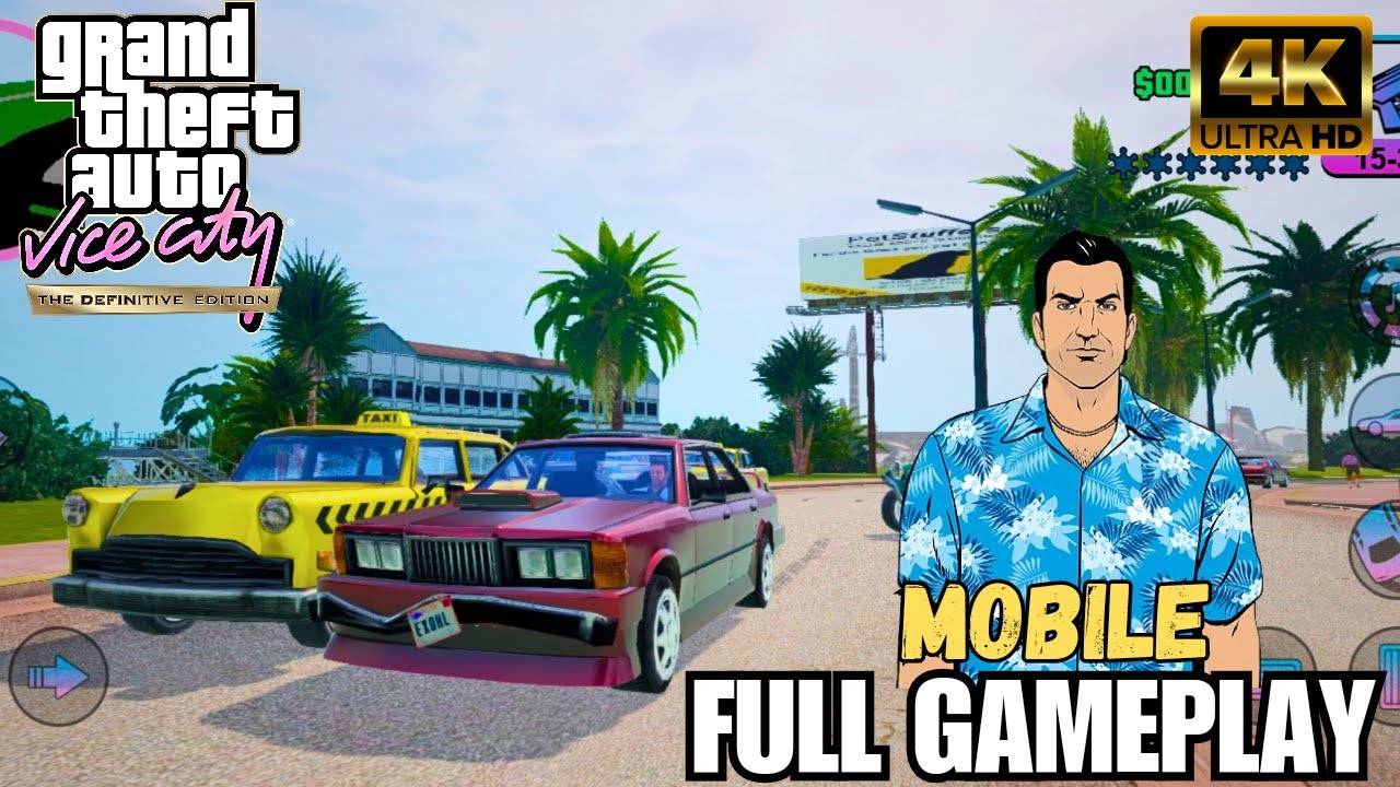 GTA VICE CITY REMASTERED EDITION MOBILE GAMEPLAY🔥 || WALKTHROUGH PART 1 ...