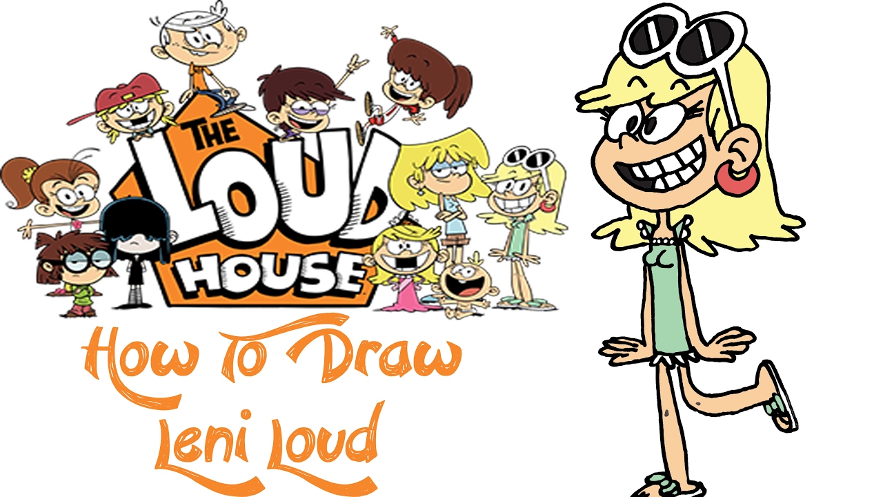 How To Draw Leni Loud Coloring The Loud House Characters For Kids ...