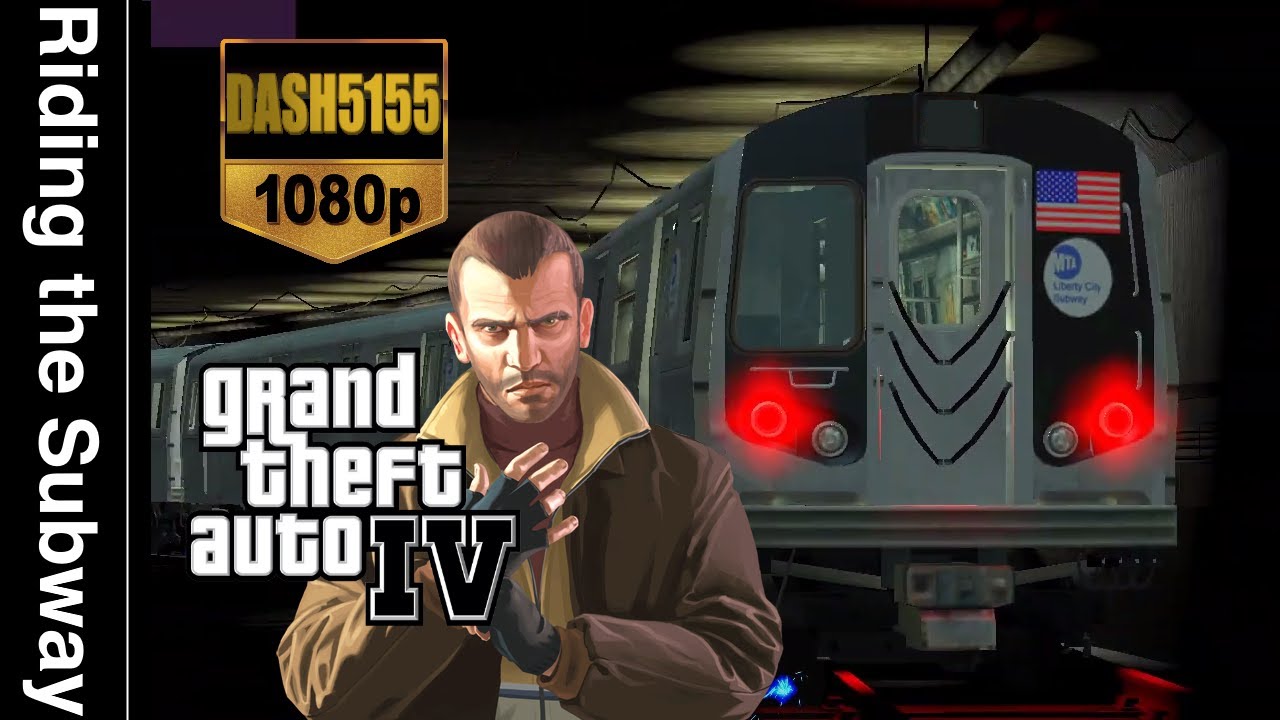 Riding the R160 Non-Stop on GTA IV - YouTube