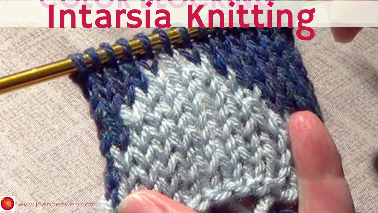 Knitting Color Blocking Two Color Knitting Intarsia