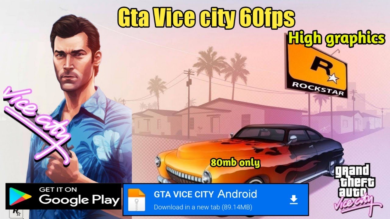 How to Download Gta vice city in android 2023 | Download Gta vice city ...