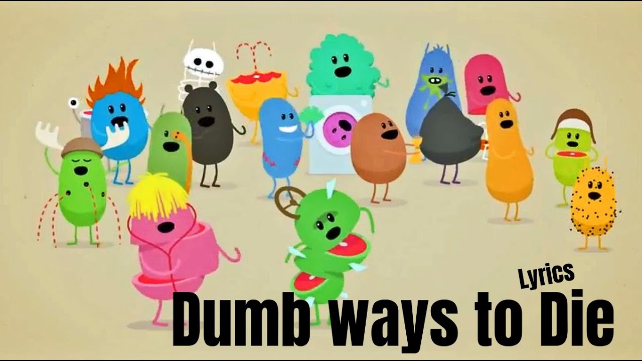 Dumb Ways To Die - Lyrics - NO COPYRIGHT (Read Description) - YouTube