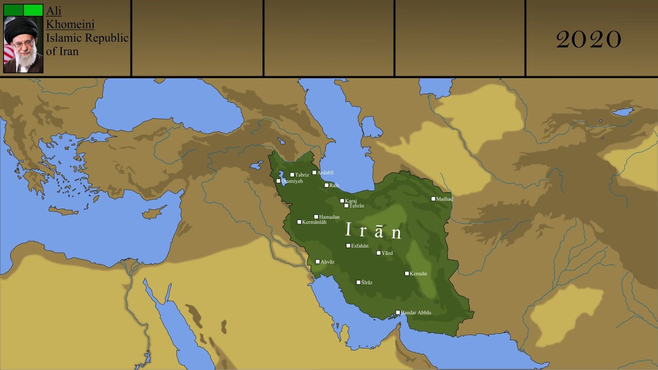 Iranian Revolution Map