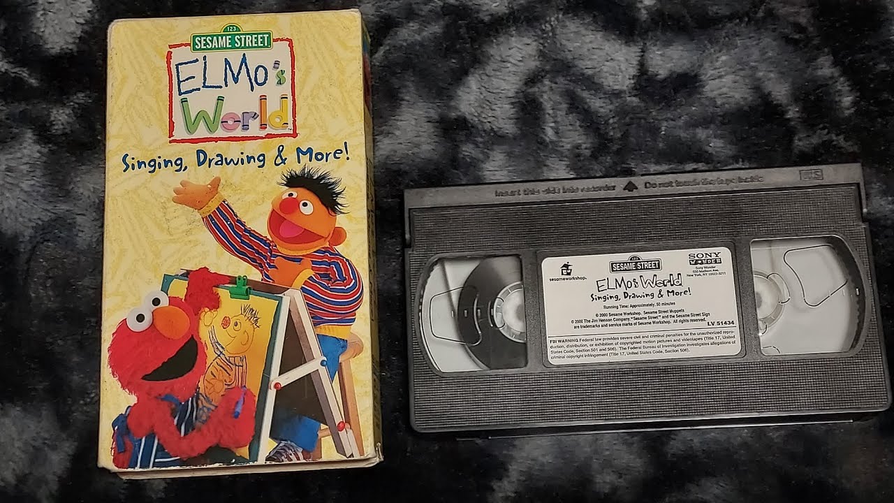 Opening/Closing Of Sesame Street Elmo's World: Singing, Drawing, & More ...