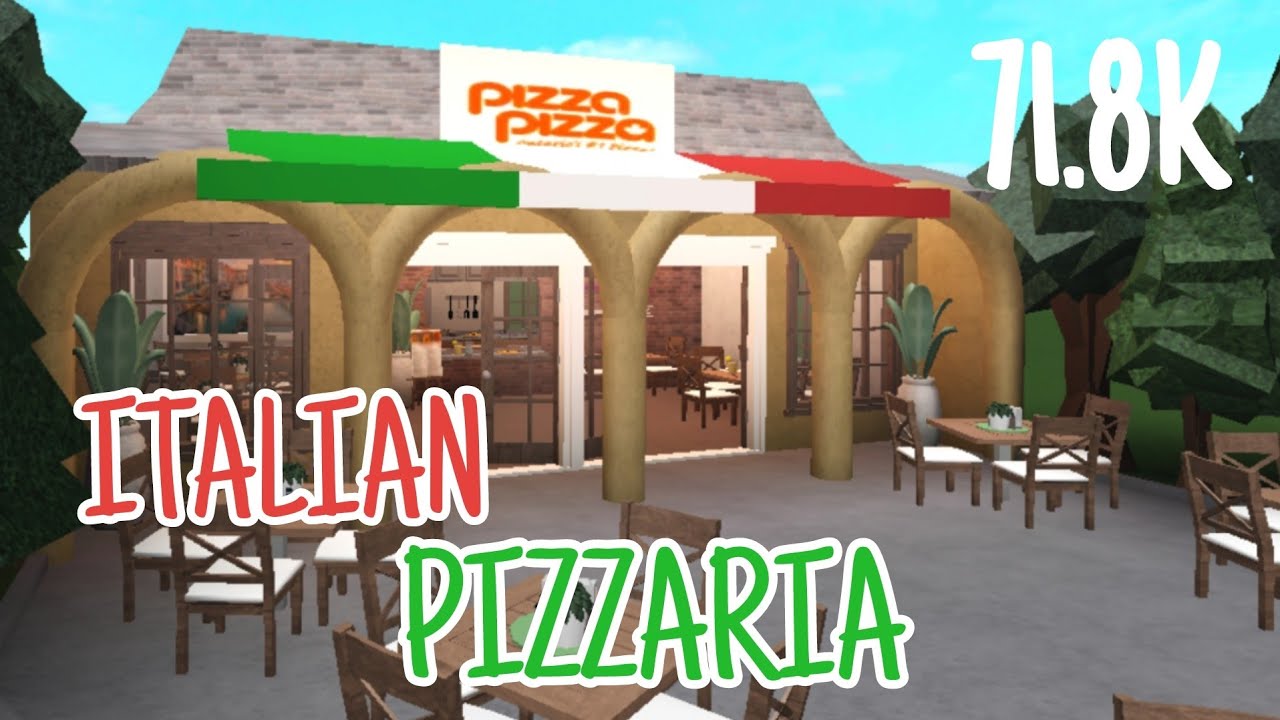 Italian Pizzeria 71.8K | Roblox | Bloxburg - YouTube