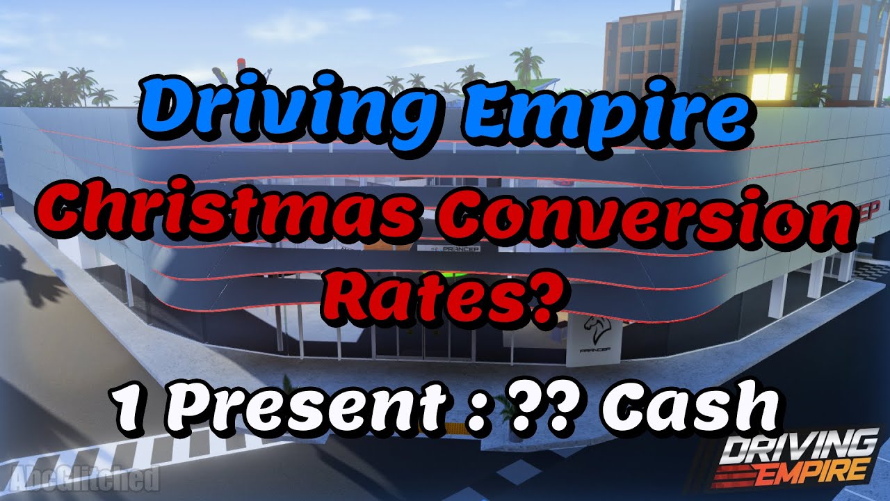 Driving Empire | Christmas Conversion Rates? - Roblox - YouTube