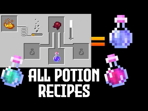 Minecraft: All Potions Brewing Recipe For Beginners – FAD