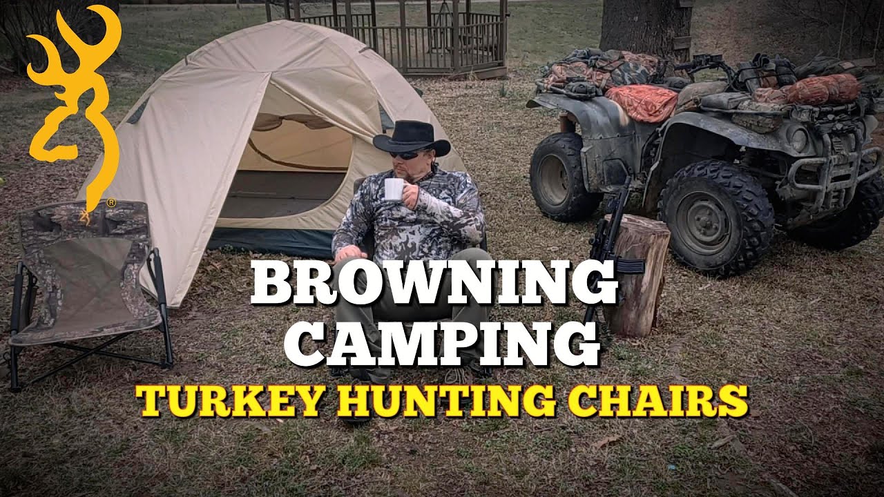 Browning Camping Turkey Hunting Chairs - YouTube