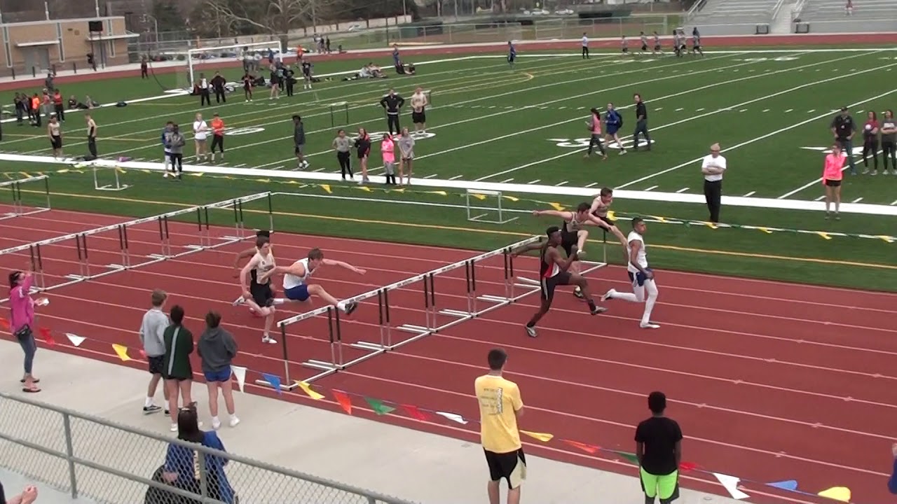 Mid Season Relays at Shawnee Mission South HS, Boys 110m Hurdles, 13