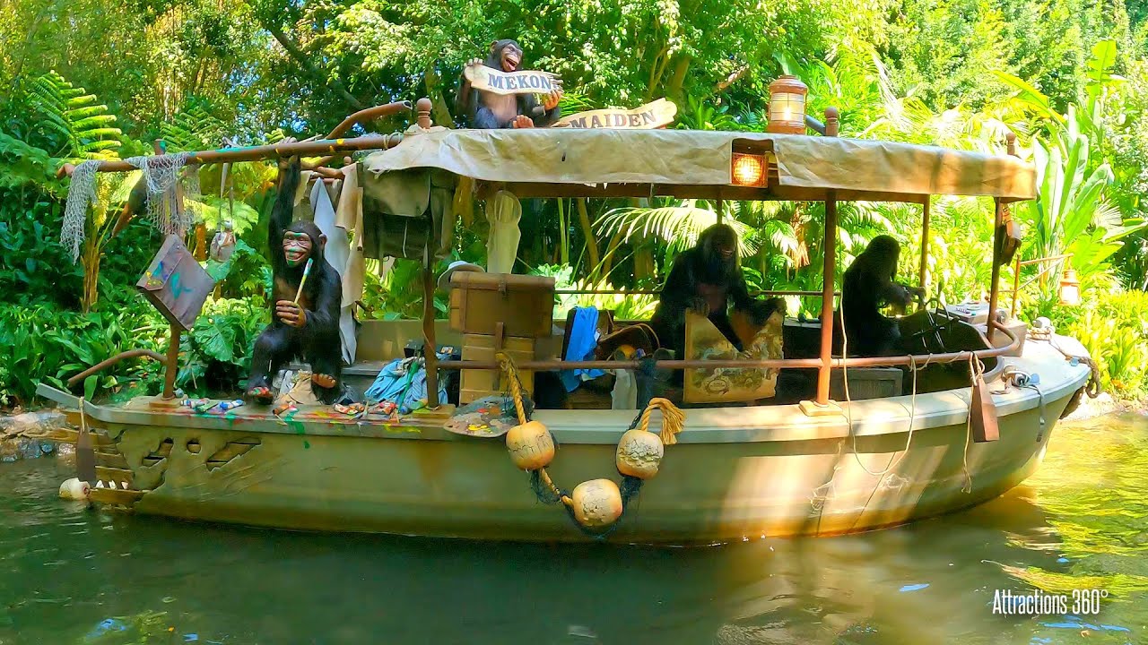 Jungle Cruise Ride | New Scenes! | Disneyland 2021 - YouTube