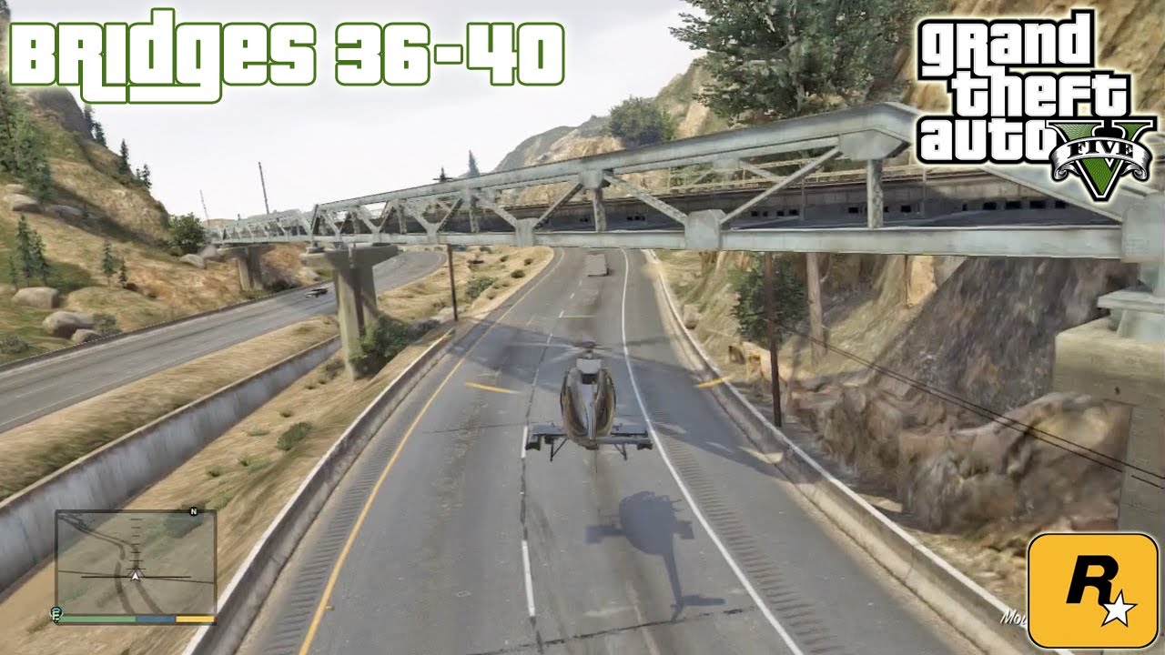 GTA5 Under The Bridges 36-40 (Aerial Challenges) Tutorial :: Grand ...