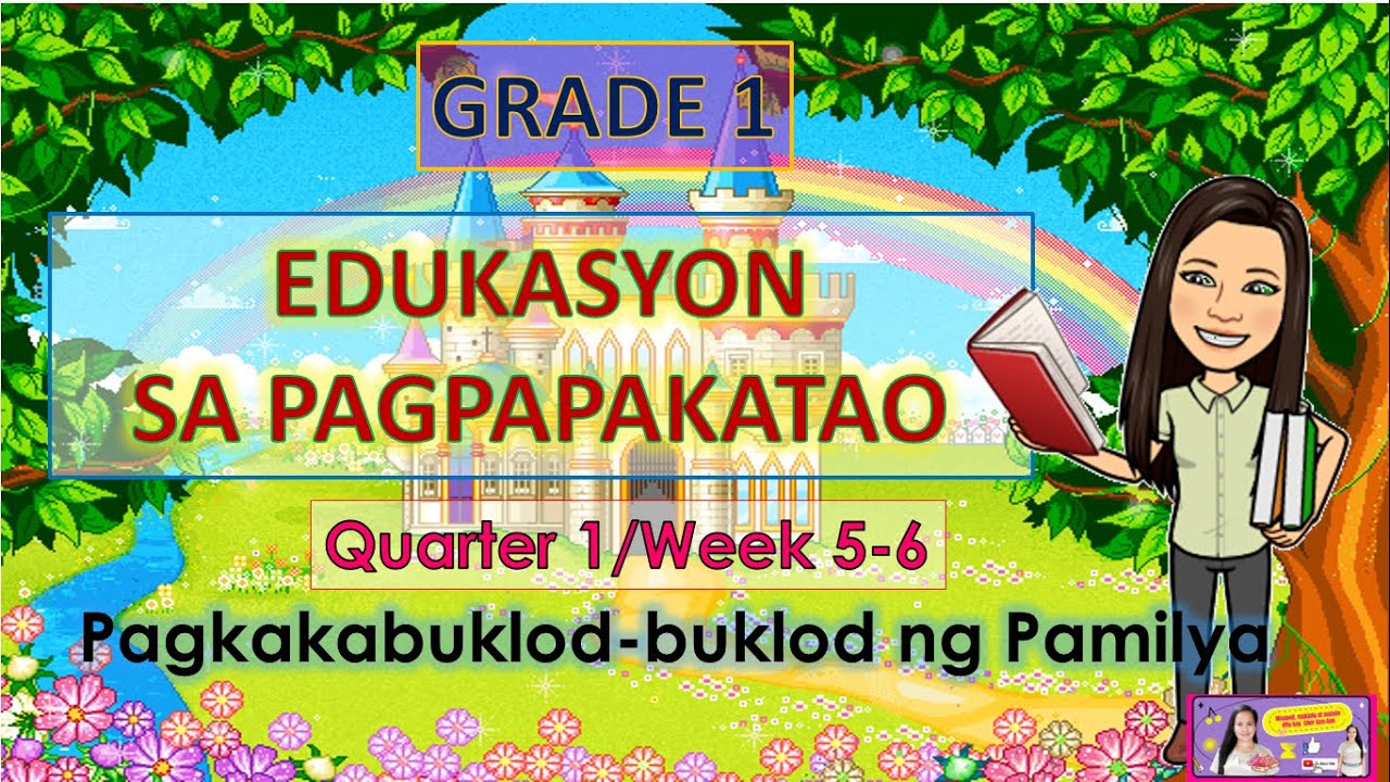 ESP/ EDUKASYON SA PAGPAPAKATAO GRADE 1 QUARTER 1 WEEK 5 - WEEK 6 - YouTube