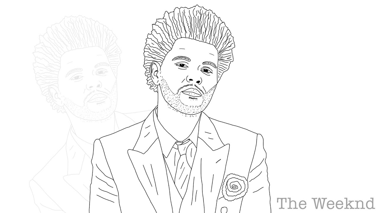 How To Draw The Weeknd