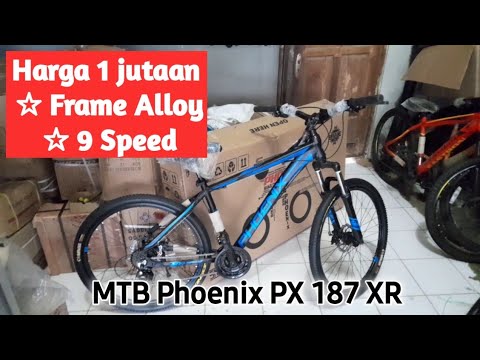 Sepeda MTB Phoenix 187 XR harga 1 jutaan ‼️ frame Alloy ‼️ 9 speed ...