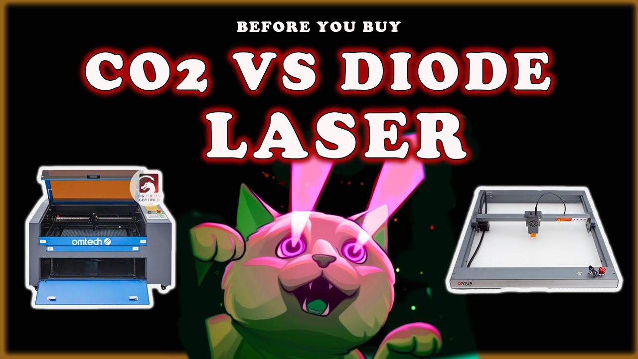 Diode vs Co2 Laser Cutting and Engraving: BEFORE YOU BUY!