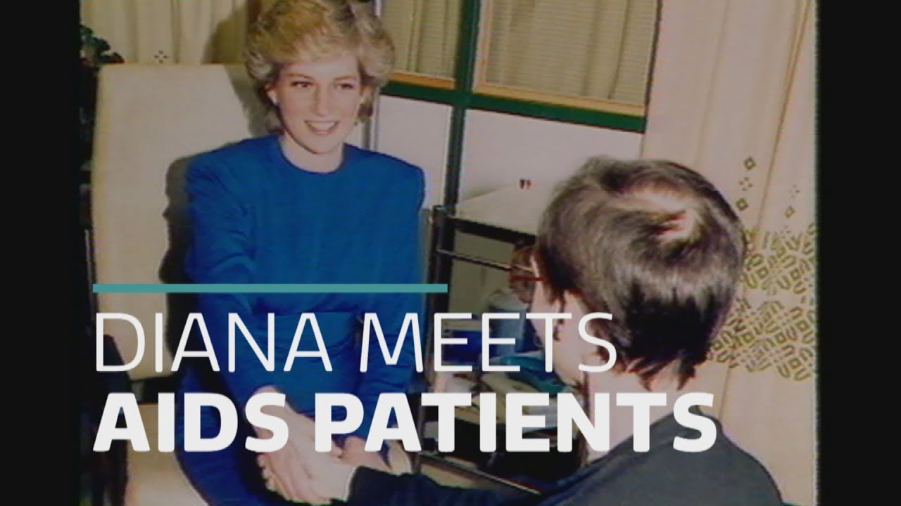 Princess Diana Touching Aids