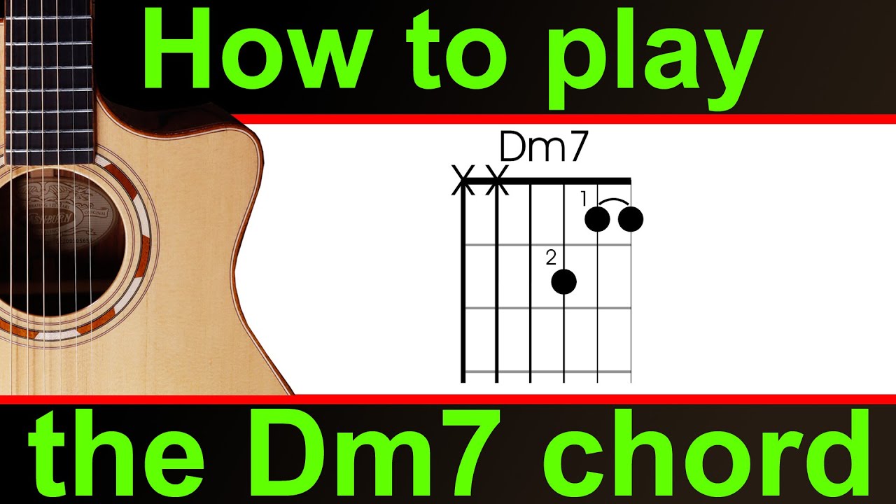 How To Play Dm7 On Guitar. The D Minor 7 Or D Min 7 Chord Guitar Lesson -  Youtube