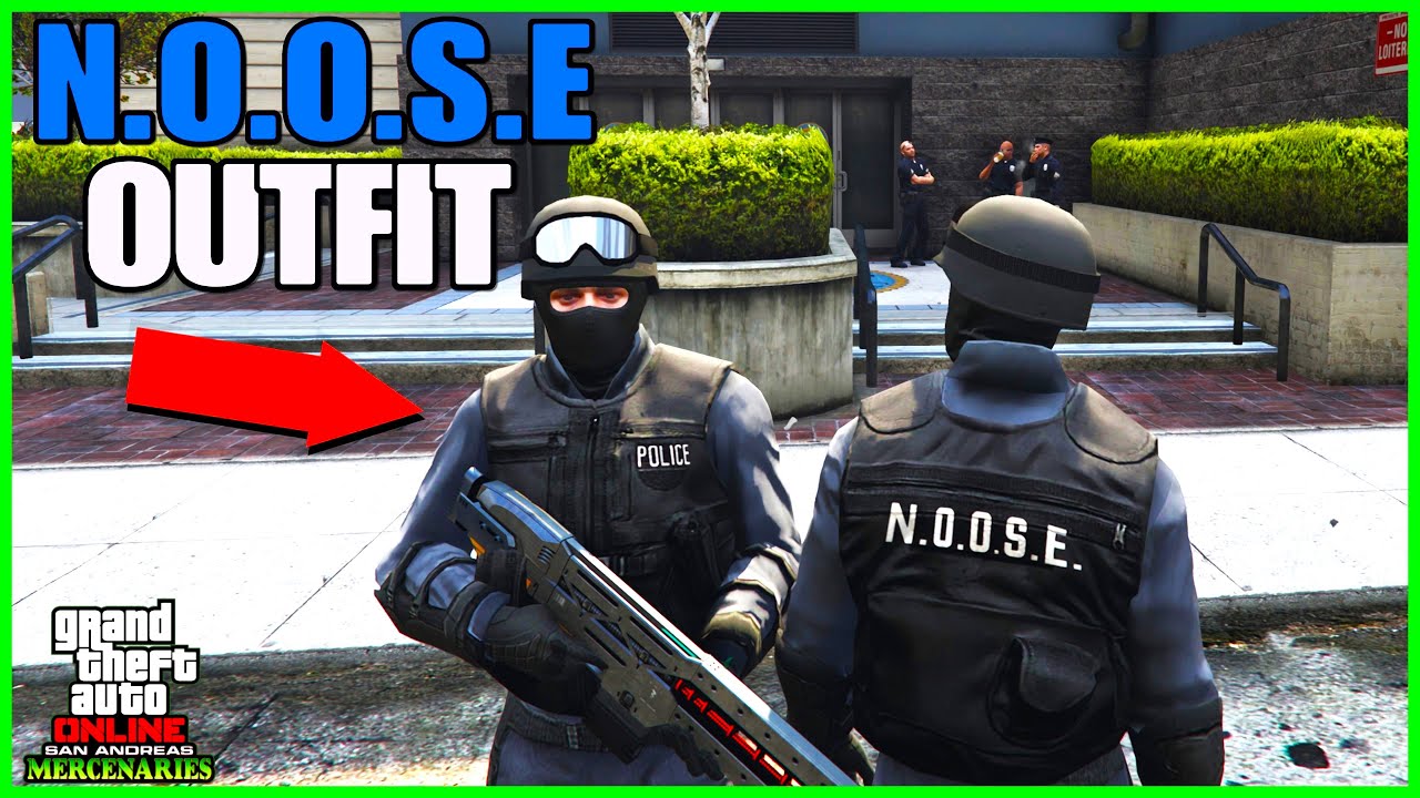 FASTEST Way To GET N.O.O.S.E OUTFIT | GTA 5 Online | RARE SWAT OUTFIT ...