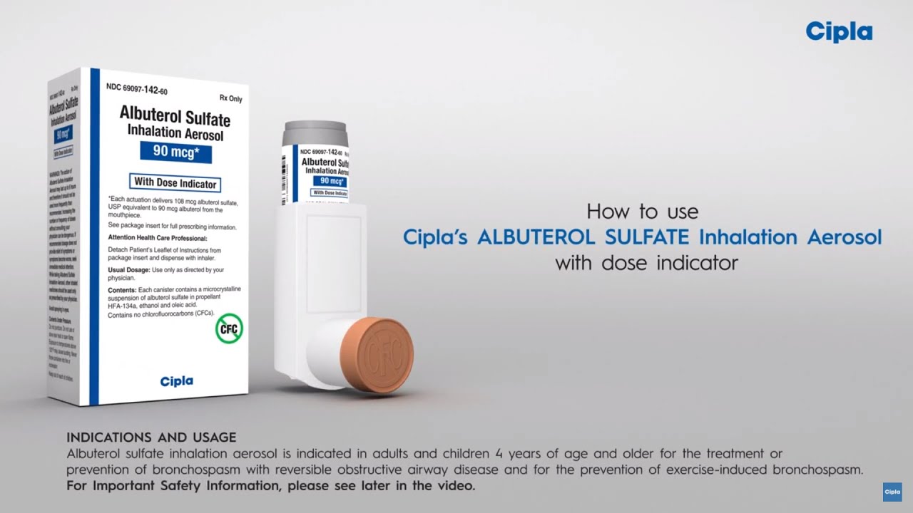 Generic albuterol inhaler — online best price