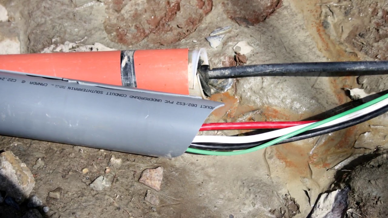 Conduit For Electrical Wiring Underground