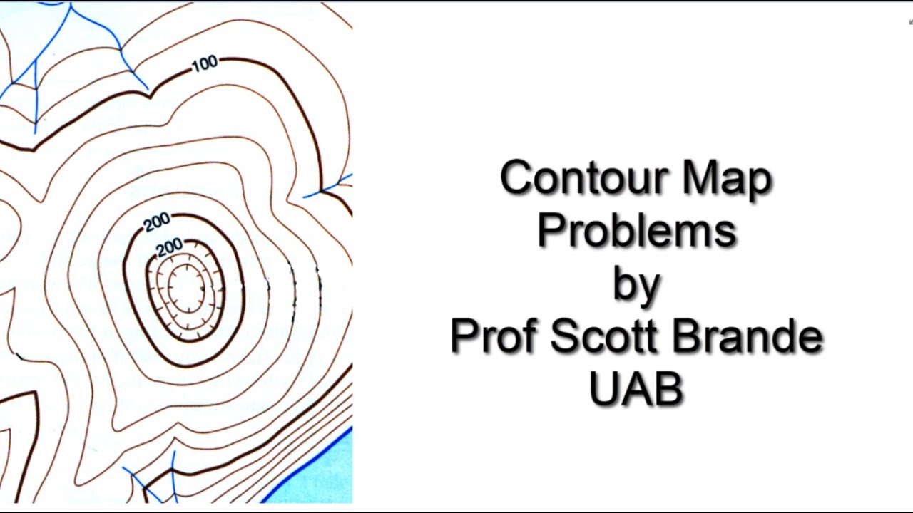 What Is The Contour Interval Of The Map Determine Contour Interval and Contour Line Values   YouTube