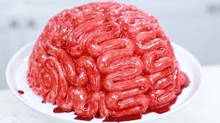 HOW TO MAKE A BRAIN CAKE - NERDY NUMMIES