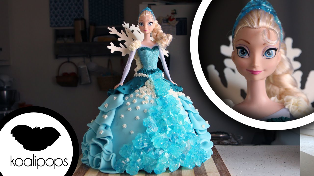 How to Make a 'Frozen' Elsa Cake | Become a Baking Rockstar - YouTube