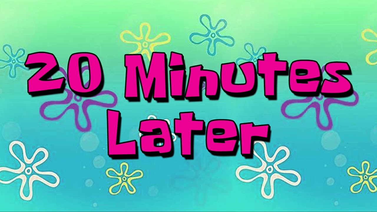 Spongebob Time Cards 5 Minutes