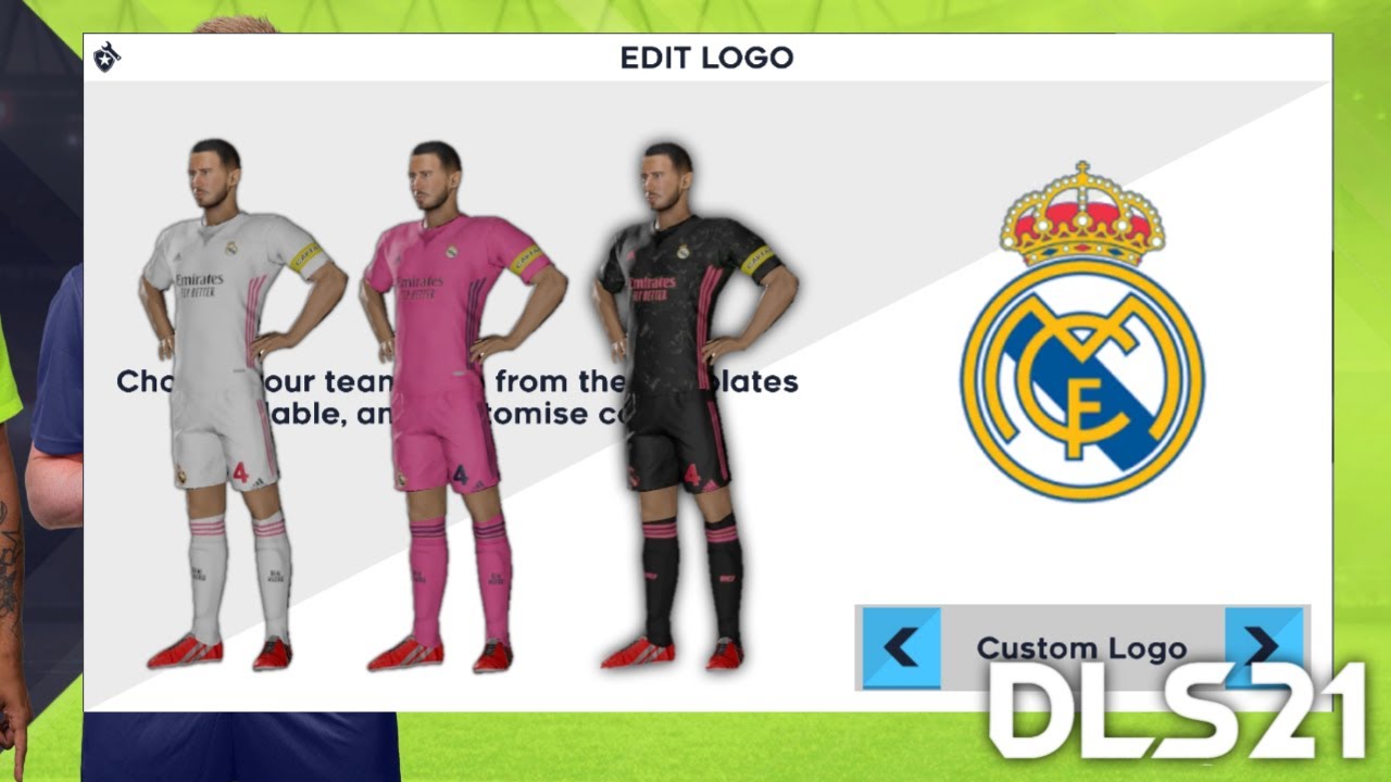 Real Madrid 20/21 Kits and Logo for DLS 22 - YouTube